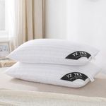 YZTEX 2 Pack Goose Feather and Down Pillows 100% Cotton Shell Soft Hotel Quality Pillows(40% Down)