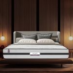 AMORE Orthoplus 100% Natural Latex Pocket Spring Mattress // 8Inch Bed Mattress // Queen Size Mattress (84 * 60 * 8 Inch,100% Natural Latex Pocket Spring Mattress)