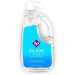 ID Glide 1.9 Liter (64 Fl. Oz.) Natural Feel Water-Based Personal Lubricant, Ultra Clear Liquid Made in USA by ID Lubricants, Hypoallergenic Lube for Men Women Couples to Enhance Your Intimacy and Feeling, 1900ml (Pack of 1)