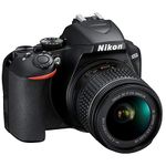 Nikon D3500 + AF-P DX 18–55 VR Kit - Black (Renewed)