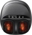RENPHO Foot Massager with Heat, Shiatsu Massage Machine Deep Kneading, Electric Foot Massage, Air Compression, Fathers Day Gifts, Gifts for Women and Men, Fits Up to Size 12, Black
