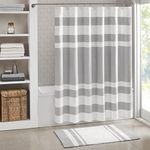 Madison Park Shower Curtain Waffle 