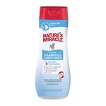 Nature's Miracle Puppy Shampoo & Conditioner For Dogs,Gentle & Safe Formula For Puppies,Neutralises Tough Odours & Wet Dog Smell,Formulated With Keratin,Aloe Vera,Cotton Air Scent-473Milliliter