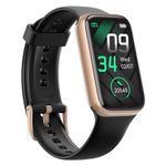 Muzaria Fitness Tracker with Heart Rate, Sleep Tracking, Blood Pressure and Blood Oxygen SpO2, 1.47" Touch Screen Activity Tracking IP68 Waterproof Smart Watch for Women Men