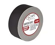 APT, Premium Grade Black Gaffer Tape, 2 Inch X 90 Feets, Heavy Duty, Residue Free, Non Reflective and Easy to Tear Pro Gaff Tape for Photographers, DJs- Main Stage