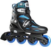 High Bounce Adjustable Inline Skate (Blue, Small (12-1) ABEC 5)