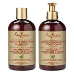 Shea Moisture Manuka Honey and Mafura Oil Shampoo and Conditioner For Extra Dry, Damaged Hair Formulated Without Sulfates, Silicones, Parabens, Phthalates, Mineral Oil or Petrolatum 2 Pack