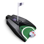 PGA Tour Pure Putt - Auto Putt Returner with Guideball,Black