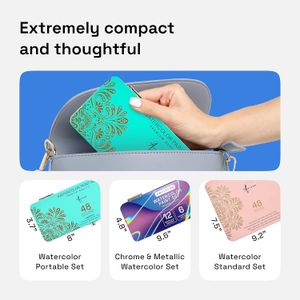 ARTISTRO Watercolour Paint Set – 24 Vibrant Colors, Portable Palette