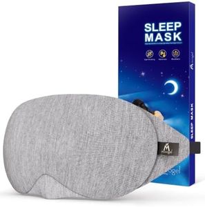 Mavogel Cotton Sleep Eye Mask, Light Blocking with Adjustable Nose Bridge