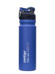 Contigo Free Flow stainless steel drinks bottle, 100 % leakproof, large BPA-free insulated thermal water bottle, keeps drinks cold for up to 29 hours, premium outdoor insulated sports bottle, 700 ml