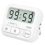 EooCoo Multi-Function Electronic Timer, 99-Minute Countdown Timer for Kids and Adults,Time Management Tool,Suitable for Kitchen, Study, Work, Exercise Training, Outdoor Activities