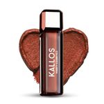 Kallos Vanity Liquid Lipstick | Brownie Points | Lip Plush Creamy Liquid Matte Lipstick | 14 Hour Wear | Intense Colour | Vegan | 3ml