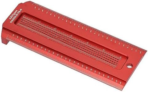 AKNgoes Woodworking Saddle T-Square Ruler 6in, T-Square for Carpenter Work, Layout and Measuring Tools