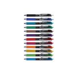 Amazon Basics Retractable Gel Pens, Fine Point (0.7mm), Assorted Colors, 12-Pack