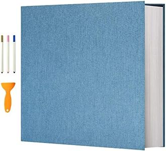 Vienrose Photo Album Self Adhesive 4x6 5x7 3x5 8x10 Scrapbook Album DIY Scrap Book with Metallic Pen 120 Pages