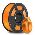 SUNLU PETG 3D Printer Filament, Strong PETG 3D Printer Filament 1.75mm, Neatly Wound 3D Printing Filament Suit for Most FDM 3D Printers, Dimensional Accuracy ±0.02mm, 1KG Spool(2.2LB), Orange