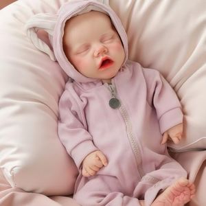GiggleBabble 17-18 Inch Full Silicone Reborn Baby Doll - 5-6lbs Weighted Soft Silicone Touch - Collectible for Adults & Premium Parents - 4.8/5 Stars 30+ Vine Tested - Not Vinyl Toy
