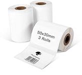 Phomemo 3 Rolls M110 Thermal Label Paper Multifunctional self-Adhesive Label， Address Label Price Label，Compatible with M110 M200 M120 M221 M220 Label Printer，1.97"x1.18"(50x30mm),230 Labels/Roll