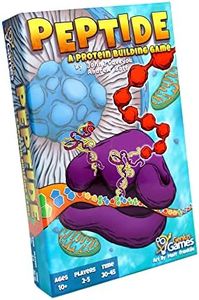 Genius Games Peptide: A Protein Building Game | A Strategy Card Game with Accurate Science for Gamers and Teachers | Teaches Amino Acids, mRNA, Organelles