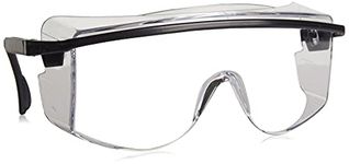 UVEX by Honeywell S2500C Astrospec OTG 3001 Safety Eyewear, Black Frame, Clear UV Extreme Anti-Fog Lens, Uvex S2500C Astrospec OTG 3001 Safety Eyewear, Black Frame, Clear UV Extrem