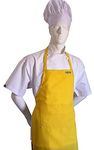 Original Chefskin Lite Chef Adult Apron+hat in Yellow Color