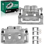 Set of 2 Front Brake Caliper Assembly Compatible with Chevrolet Silverado 1500 Avalanche Suburban Tahoe GMC Savana Sierra Yukon Cadillac