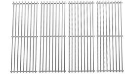 BBQ Future 17-3/8 inch Cooking Grate Replacement for Broil-Mate, Huntington and Others Select Gas Grill Models, Stainless Steel Grill Grates for Baron 320 340 420 440 490, Set of 4-Pack