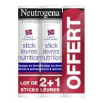 Neutrogena Lip Stick Nutrition 3 x 4.8g + in which 1 Free