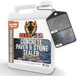 PS-8600 Medium Gloss - Paver Sealer 1 Gallon covers up to 175-250 sq ft (2 Coats)| Wet Look Stone Sealer, Stamped Concrete Sealer - Color Enhancing Acrylic Sealer for Patios & Pavers - Concrete Sealer