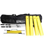 E-Z Airzone - Tennis Target System & Training Aid | Portable & Lightweight | Net Adjusts up to 7 Ft | Quick Set-Up No Tools Needed | Weather-Resistant | Stop Hitting Balls Into the Net | Bag Included