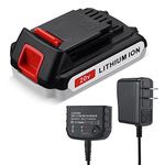 FirstPower 3000mAh 20V Battery and Charger Compatible with Black and Decker 20V Tools Replace for LBXR20 LBXR20-OPE LB20 LBX20 LBX4020 Battery and LCS1620 20V Battery Charger