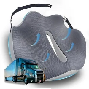 japiroc X-Large Seat Cushion for Truck Driver, Upgraded Cushion for Back Support and Pain Relief, Memory Foam with Non-Slip Washable Cover, Relieves Long-Term Truck Sitting and Pain