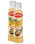 Bertolli Olive Oil Cooking Spray | Cooking Oil Spray for Frying, Baking, Grilling & Roasting | 2 x 200ml