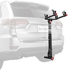 Allen Sports Deluxe Locking Quick Release 2-Bike Carrier for 2 in. & 1 4 in. Hitch