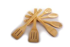 Bamboo Utensils By Kozy Kitchen- Handmade- 100% Organic Bamboo, Premium Kitchen Cooking Utensils- Set of 6 Bamboo Kitchen Tools- Cooking Tools- kitchen gadget
