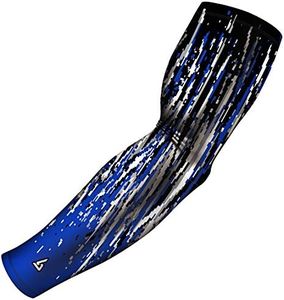 B-Driven Sports Premium Pro-Fit Compression Arm Sleeve for Men & Women - For Sports Protection - Single, Digital Designs