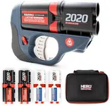 HERO 2020: Non-Lethal Gun - Self Defense Weapons for Home Defense - Compact, Easy-to-Conceal - PAVA Chemical Irritant - Pepper Spray Launch Projectile - Less Lethal Gun for Safety - Slate