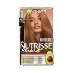 Garnier Nutrisse Hair Colour, Blonde Lift Hair Dye, Vegan, UL1 Chestnut Blonde Lift,100% Grey Coverage and 4 Levels of Lift, No-ammonia, Vegan for Rich, Subtle Chestnut Blonde Hues & Luminous Finish