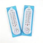 2Pack Outdoor Indoor Wall Thermomet