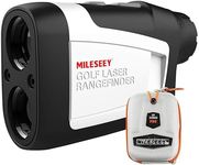 MiLESEEY PF210 Pro 660 Yard Golf Range Finder with Slope On/Off, Fast Flag-Lock & Vibration, Tournament Legal, ±0.55 Yard Accuracy, 6X Magnification, Includes Carrying Case & Free Battery