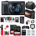 Canon PowerShot SX740 HS Digital Camera (Black) (2955C001) + 64GB Card + More