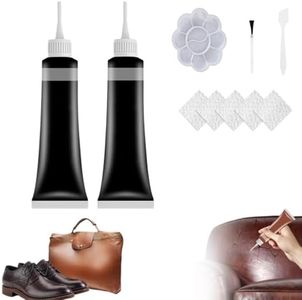 Advanced Leather Repair Gel, 2024 New Professional Leather Repair Kit for Car Seat Vinyl Repair Kit, Multifunctional Furniture Sofa Couch and Jacket Repair Kit (2Pcs Black)