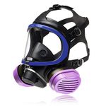 Dräger X-plore 5500 Full-Face Respirator Mask + 2x Combination Cartridge OV/AG/HF/FM/CD/AM/MA/HS/P100 | NIOSH Certified Eye and Respiratory Protection, Anti-Fog, 180° View