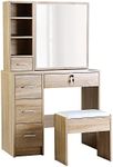 Artiss Dressing Table Mirror Slidab