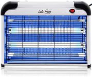 Lulu Home Electric Bug Zapper, Aluminium Indoor Insect Killer for Mosquito, Bug, Fly with Powerful 2800V Grid 20W Bulbs