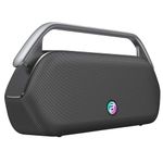 BUGANI Boost Max Bluetooth Speaker Portable 240W, 16H Long Playtime, Super Powerful Loud Speaker with Subwoofer, Supports AUX/USB/Power Bank Function, Outdoor Speaker for Camping, Beach, Party