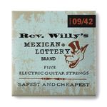 Dunlop RWN0942 Reverend Willy Medium-Light Electric Guitar Strings, 009-.042 Gauge