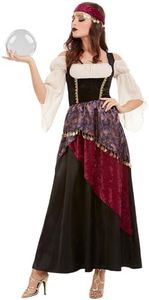 Smiffy's Deluxe Fortune Teller Costume, XS - AUS 4-6 Black