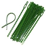 HASTHIP® 30pcs 23cm Plant Twist Ties, Branch Support Ties for Flowers Amaryllis Tomatoes Peony Lily Rose